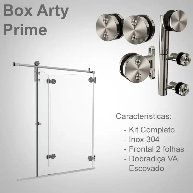 Frontal 2 Folhas Escovado